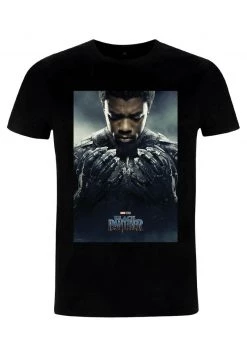 Henry Tiger MARVEL BLACK PANTHER - TCHALLA POSTER - T-Shirt Print - Black | Unisex -Günstiges Henry Tiger Geschäft 587f82b02e3b4f30861ba08ae0b83788