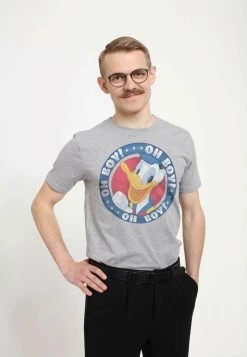 Henry Tiger Herren DISNEY CLASSICS MICKEY CLASSIC - OH BOY DONALD - T-Shirt Print - Melange Grey -Günstiges Henry Tiger Geschäft 59a27d10fb56455195ba3cbc280fd8c2