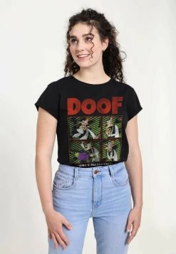 Henry Tiger Damen DISNEY CLASSICS DOOF - T-Shirt Print - Black