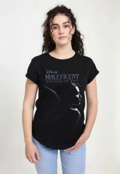 Henry Tiger Damen DISNEY MALEFICENT: MISTRESS OF EVIL - LOGO LOCKUP - T-Shirt Print - Black