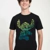 Henry Tiger Unisex DISNEY CLASSICS LILO & STITCH - STITCH FILL - T-Shirt Print - Black