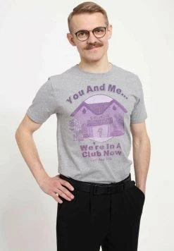 Henry Tiger PIXAR UP - CARL ELLIE ZOO UP - T-Shirt Print - Melange Grey | Unisex -Günstiges Henry Tiger Geschäft 5a594c9ba7a94f61b0dd165a85675e94