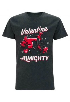 Henry Tiger PIXAR UNISEX VALENTINE ALMIGHTY - T-Shirt Print - Melange Black -Günstiges Henry Tiger Geschäft 5a74f3eb21814ba099d1c47ed19cf1a1