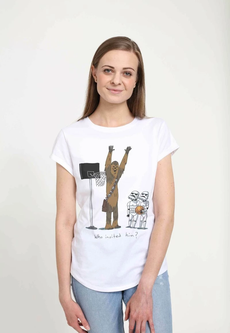 Henry Tiger STAR WARS: CLASSIC - CHEWIE BASKETBALL - T-Shirt Print - White | Damen 3 Henry Tiger STAR WARS: CLASSIC - CHEWIE BASKETBALL - T-Shirt Print - White | Damen – Bild 3