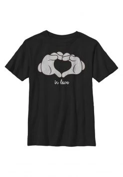 Henry Tiger Unisex DISNEY CLASSICS KIDS GLOVE HEART - T-Shirt Print - Black