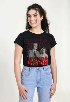 Henry Tiger Damen MARVEL WOMEN'S REPEATING TEXT - T-Shirt Print - Black 6 Henry Tiger Damen MARVEL WOMEN'S REPEATING TEXT - T-Shirt Print - Black -Günstiges Henry Tiger Geschäft 5b636ca251ac493eacd10763e4e8a8f8