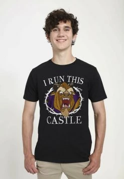Henry Tiger DISNEY THE BEAST UNISEX CASTLE - T-Shirt Print - Black