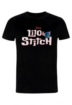 Henry Tiger DISNEY CLASSICS LILO & STITCH - STITCH WITH LOGO - T-Shirt Print - Black | Unisex -Günstiges Henry Tiger Geschäft 5bd422ebcf084434866214ac5b05774f