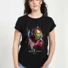 Henry Tiger MARVEL AVENGERS: ENDGAME - IRONMAN PORTRAIT - T-Shirt Print - Black | Damen
