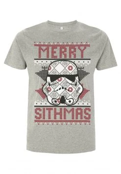 Henry Tiger Herren STAR WARS SITH SWEATER - T-Shirt Print - Melange Grey -Günstiges Henry Tiger Geschäft 5bfa1d34006c405aa1ac14c0953298b7