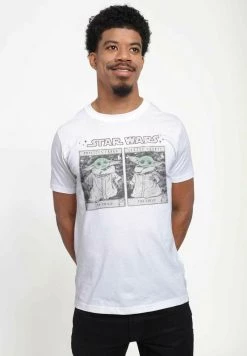 Henry Tiger Unisex STAR WARS: THE MANDALORIAN - BB YODA TAROT - T-Shirt Print - White -Günstiges Henry Tiger Geschäft 5c428bd2d82c4cd7962239c3466a4af0