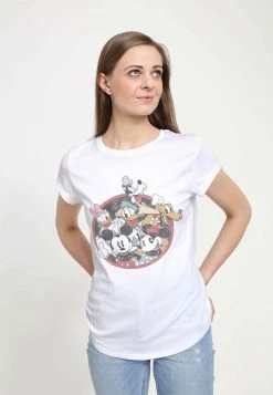 Henry Tiger Damen DISNEY CLASSICS MICKEY CLASSIC - RETRO GROUPIE - T-Shirt Print - White -Günstiges Henry Tiger Geschäft 5c5dfdf8eaa14ea2961eb8e0c9f87d3b