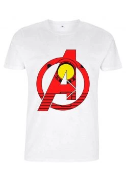 Henry Tiger Unisex MARVEL AVENGERS CLASSIC - AVENGER IRON MAN - T-Shirt Print - White -Günstiges Henry Tiger Geschäft 5c61067481bb4eb69a1d655019512afd