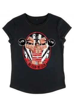 Henry Tiger Damen DISNEY WRECK-IT RALPH 2 - NO PAIN NO GAIN - T-Shirt Print - Black -Günstiges Henry Tiger Geschäft 5c914d5ccb4c4c96b6d505f73aebaaf7