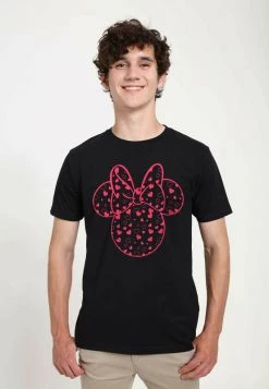 Henry Tiger Herren DISNEY CLASSICS MINNIE HEARTS FILL - T-Shirt Print - Black