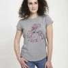 Henry Tiger Damen DISNEY - T-Shirt Print - Melange Grey