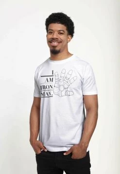 Henry Tiger MARVEL AVENGERS CLASSIC - IRON HAND - T-Shirt Print - White | Unisex -Günstiges Henry Tiger Geschäft 5d18202805084cb6aa6a0cf66fd2f32a