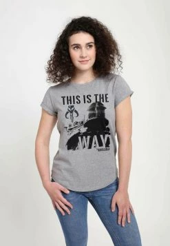 Henry Tiger Damen STAR WARS: THE MANDALORIAN - INKED MANDO - T-Shirt Print - Melange Grey 7 Henry Tiger Damen STAR WARS: THE MANDALORIAN - INKED MANDO - T-Shirt Print - Melange Grey -Günstiges Henry Tiger Geschäft 5d2fd5a3a5c445a0b5e48953d6bda4b1