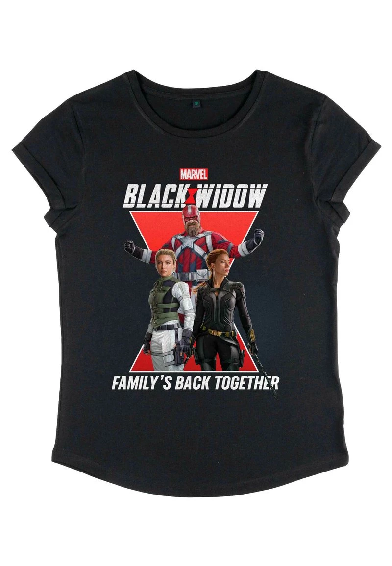 Henry Tiger Damen MARVEL BLACK WIDOW - WIDOW FAMILY - T-Shirt Print - Black 5 Henry Tiger Damen MARVEL BLACK WIDOW - WIDOW FAMILY - T-Shirt Print - Black – Bild 5