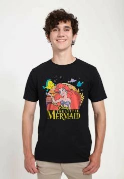 Henry Tiger Unisex DISNEY THE LITTLE MERMAID - LM TITLE - T-Shirt Print - Black