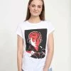 Henry Tiger Damen MARVEL BLACK WIDOW: MOVIE - WIDOW PORTRAIT - T-Shirt Print - White