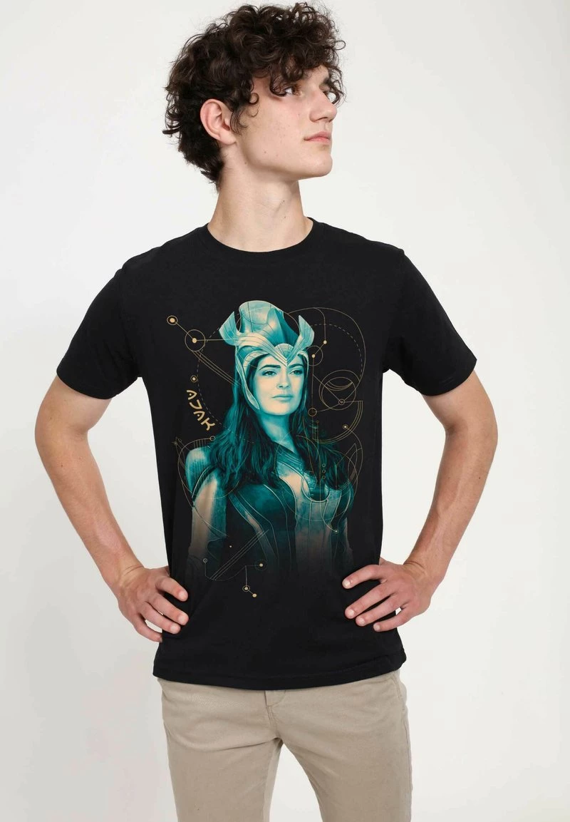 Henry Tiger Herren MARVEL AJAK TEAL - T-Shirt Print - Black 3 Henry Tiger Herren MARVEL AJAK TEAL - T-Shirt Print - Black – Bild 3