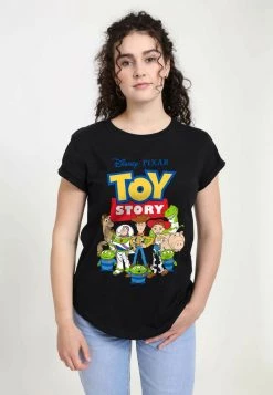 Henry Tiger Damen PIXAR TOY STORY 1-3 - TOYS GROUPER - T-Shirt Print - Black