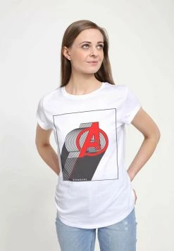 Henry Tiger Damen MARVEL AVENGERS CLASSIC - LAYERED AVENGERS - T-Shirt Print - White -Günstiges Henry Tiger Geschäft 5e4cced0bc88460ca081f4d2b1cb574f