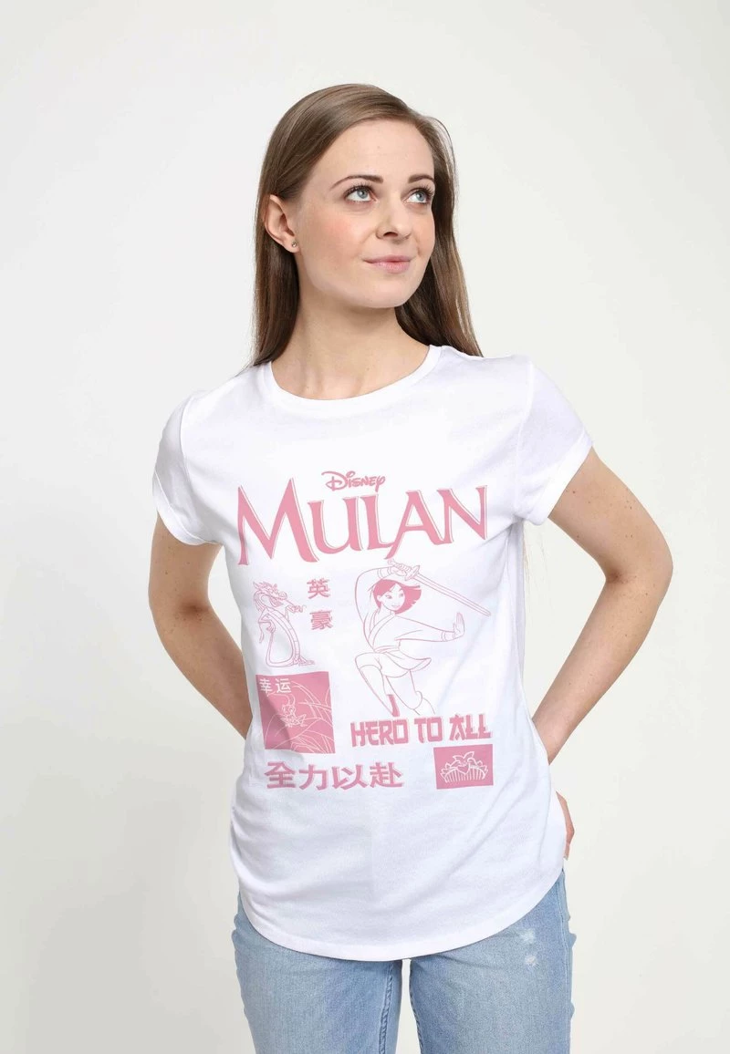 Henry Tiger Damen DISNEY MULAN GRID - T-Shirt Print - White 3 Henry Tiger Damen DISNEY MULAN GRID - T-Shirt Print - White – Bild 3