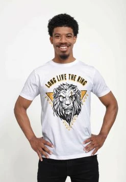 Henry Tiger Unisex DISNEY THE LION KING: LIVE ACTION - LONG LIVE THE KING SCAR - T-Shirt Print - White