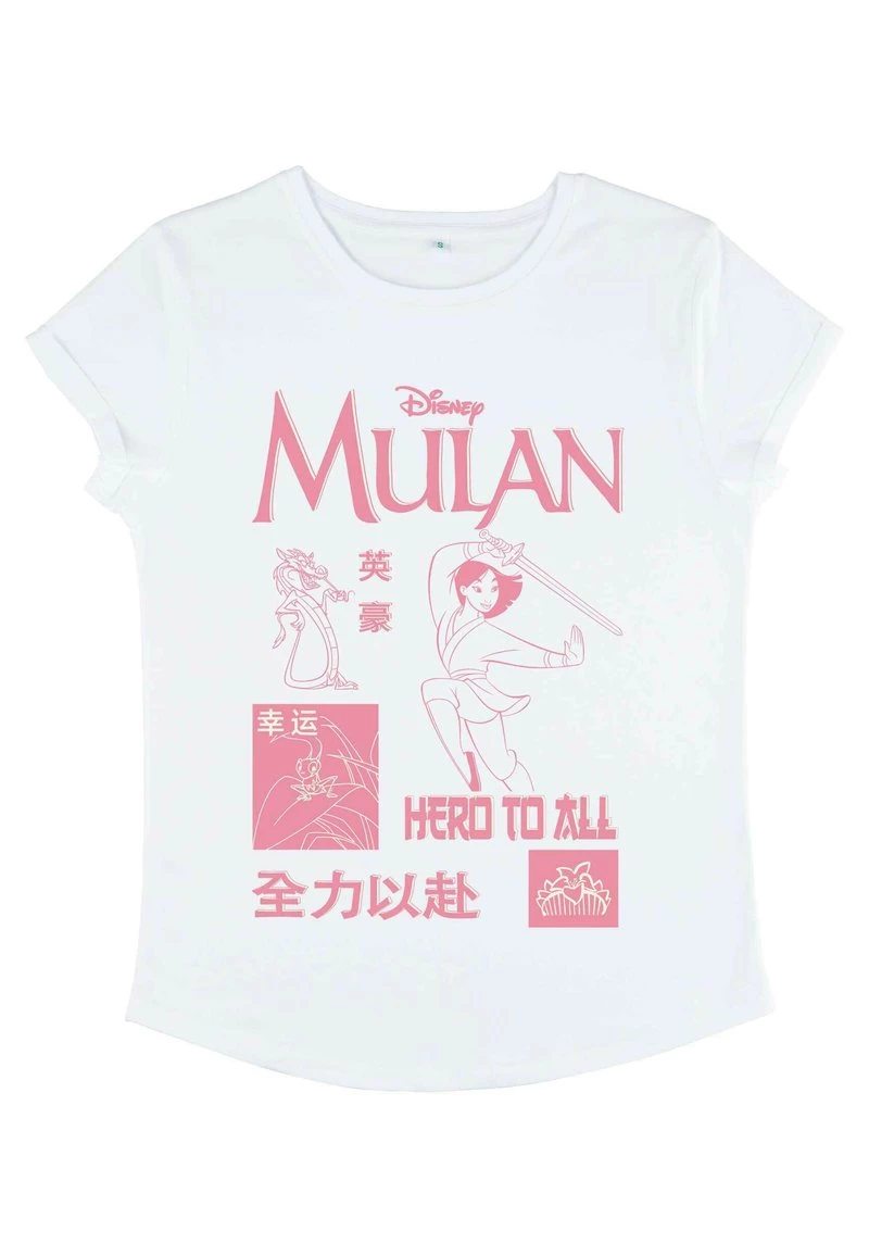 Henry Tiger Damen DISNEY MULAN GRID - T-Shirt Print - White 5 Henry Tiger Damen DISNEY MULAN GRID - T-Shirt Print - White – Bild 5