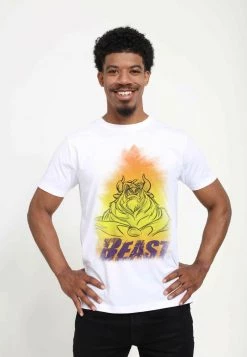 Henry Tiger DISNEY UNISEX BEAST - T-Shirt Print - White