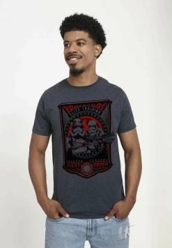 Henry Tiger STAR WARS ELITE TRAINED - T-Shirt Print - Melange Black | Herren -Günstiges Henry Tiger Geschäft 5f09f4464767480182a789f1e12ba2ec