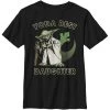 Henry Tiger STAR WARS YODA BEST DAUGHTER - T-Shirt Print - Black | Unisex