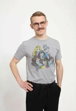 Henry Tiger Unisex DISNEY PRINCESSES - PRINCESS CHILLIN - T-Shirt Print - Mottled Light Grey -Günstiges Henry Tiger Geschäft 5f9f456b8e0246399237a3fced275bf7