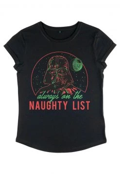 Henry Tiger Damen WOMENS NAUGHTY - T-Shirt Print - Black -Günstiges Henry Tiger Geschäft 602b6b583d8c4d3c855c9f57de7ed205