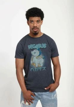 Henry Tiger Unisex DISNEY HERCULES - LITTLE WINGS - T-Shirt Print - Melange Black -Günstiges Henry Tiger Geschäft 607df79027734555ad2849f7d7ed4d9d