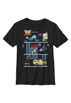 Henry Tiger Unisex PIXAR TOYSTORY BIT - T-Shirt Print - Black