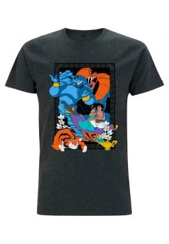 Henry Tiger DISNEY UNISEX POSTER IN THE LAMP - T-Shirt Print - Melange Black -Günstiges Henry Tiger Geschäft 610aa2cfb7c8460aa901bffe19afbdeb