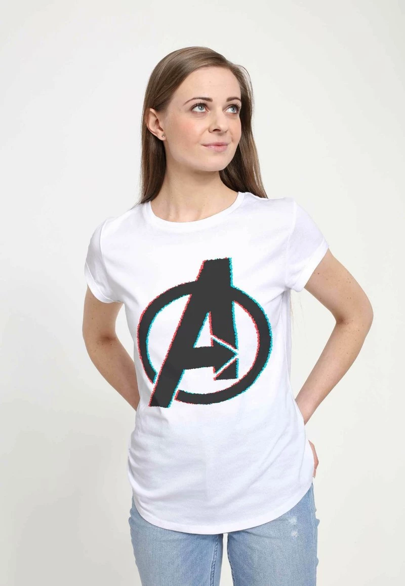 Henry Tiger Damen MARVEL AVENGERS CLASSIC - AVENGER 3D - T-Shirt Print - White 4 Henry Tiger Damen MARVEL AVENGERS CLASSIC - AVENGER 3D - T-Shirt Print - White – Bild 4