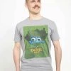Henry Tiger Herren PIXAR A BUG'S LIFE - BUGS LIFE POSTER - T-Shirt Print - Melange Grey