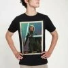 Henry Tiger Unisex STAR WARS AHSOKA CARD - T-Shirt Print - Black