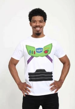 Henry Tiger PIXAR UNISEX BUZZ SUIT - T-Shirt Print - White