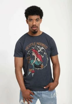 Henry Tiger DISNEY UNISEX THE LITTLE MERMAID ARIEL - T-Shirt Print - Melange Black -Günstiges Henry Tiger Geschäft 62cffec9a8bf48928a2f25b102054610