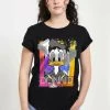 Henry Tiger Damen DISNEY CLASSICS MICKEY CLASSIC - EIGHTIES DUCK - T-Shirt Print - Black