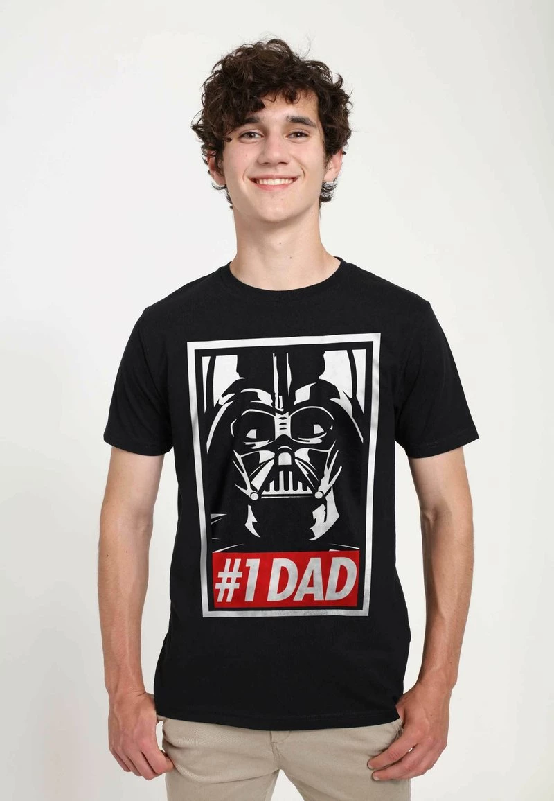Henry Tiger Unisex STAR WARS: CLASSIC - OBEY DAD - T-Shirt Print - Black 1 Henry Tiger Unisex STAR WARS: CLASSIC - OBEY DAD - T-Shirt Print - Black