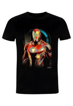 Henry Tiger Unisex MARVEL AVENGERS: INFINITY WAR - IRONMAN GLOW - T-Shirt Print - Black -Günstiges Henry Tiger Geschäft 64660254b1604872994c4c38b93269e6