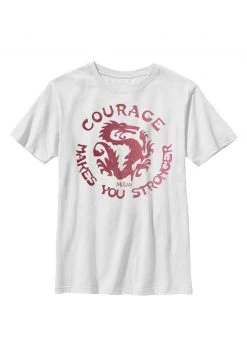 Henry Tiger Unisex DISNEY COURAGE - T-Shirt Print - White
