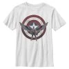 Henry Tiger Unisex MARVEL WIELD THE SHIELD - T-Shirt Print - White