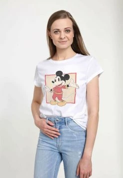 Henry Tiger Damen DISNEY CLASSICS MICKEY CLASSIC - CHINESE MICKEY - T-Shirt Print - White -Günstiges Henry Tiger Geschäft 664ba462ee2743f6bd8af890e8a38df9